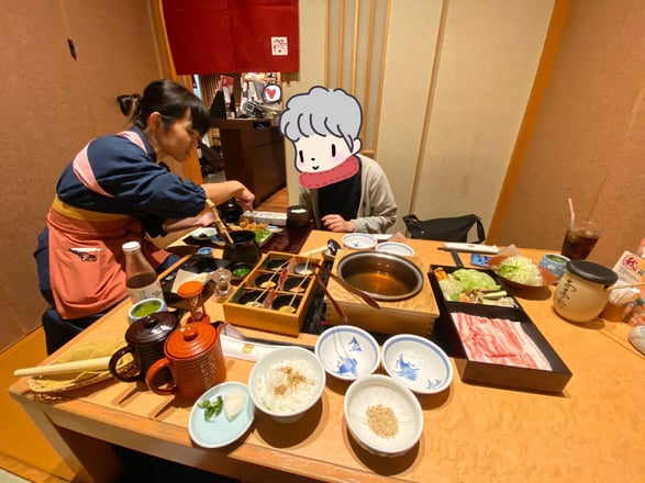 鹿兒島壽庵黒豚料理1