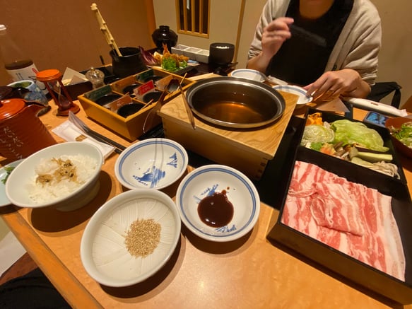 鹿兒島壽庵黒豚料理2