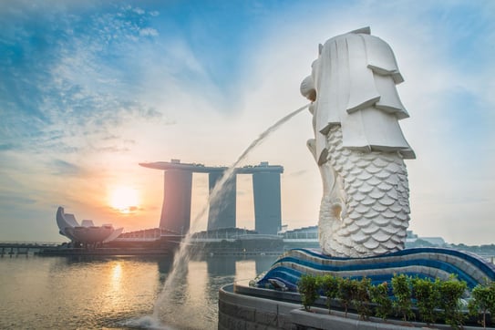 merlion-sunset